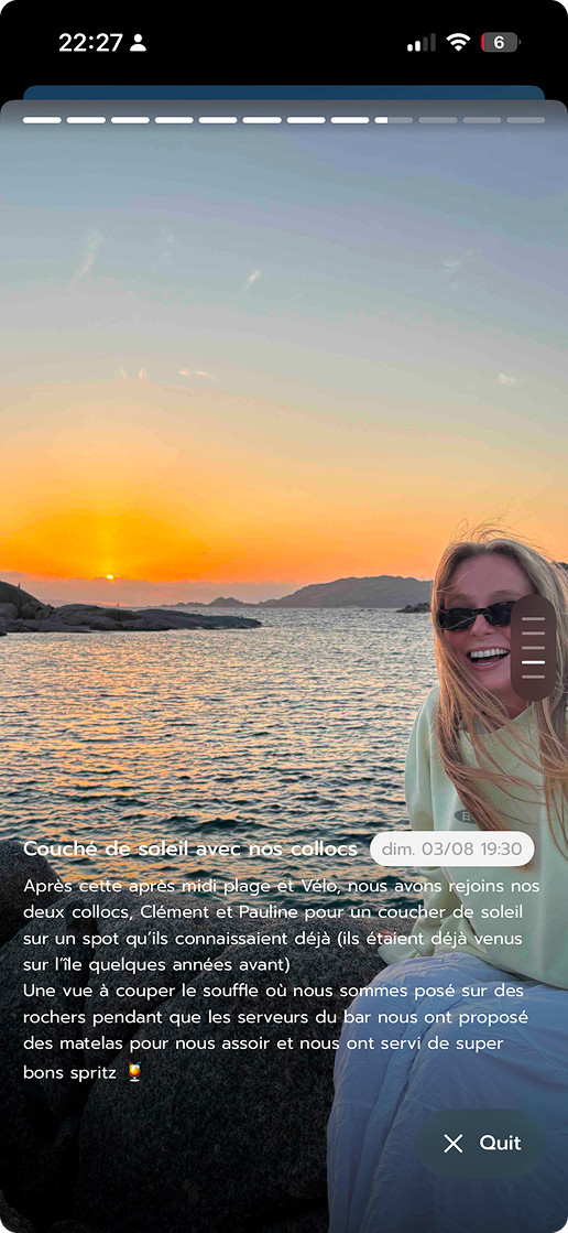 Mockup pour Revivez ces moments